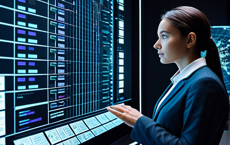 A focused professional individual, dressed in modest business attire, intently analyzing a complex holographic data display in a futuristic, high-tech strategy room. The subject's pose is natural and thoughtful, indicating deep strategic planning. perfect anatomy, correct proportions, well-formed hands, natural body proportions, fully clothed, appropriate attire, modest clothing, professional dress, safe for work, appropriate content, professional photography, high quality image, studio lighting.