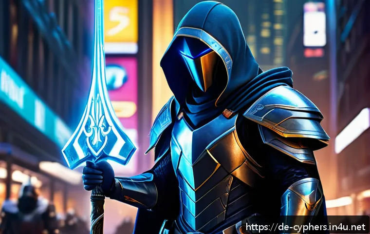 사이퍼즈 히스토리 정리 - A diverse team of fantasy heroes standing confidently on a futuristic battlefield, each character sh...